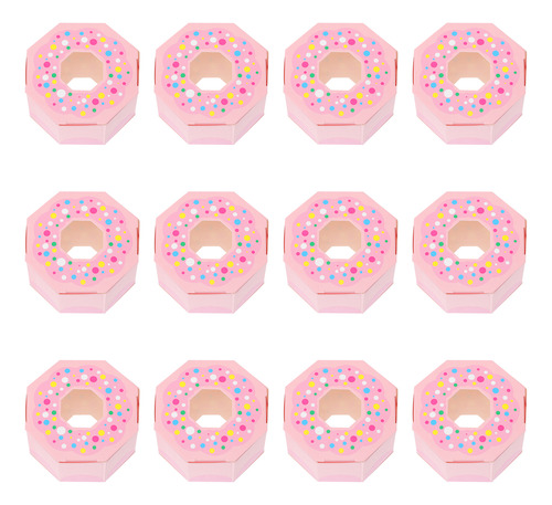 Decoración De Mesa, Caja De Caramelos Con Forma De Donut, Es