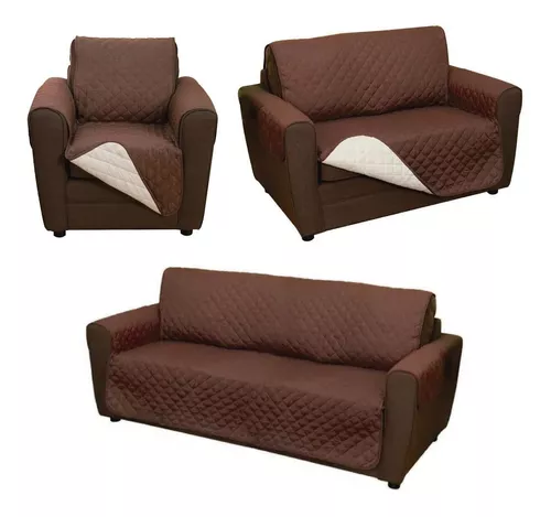 Kit Cubre Sofa 1 Plaza + 2 Plazas + 3 Plazas Art000046 Zgb-0