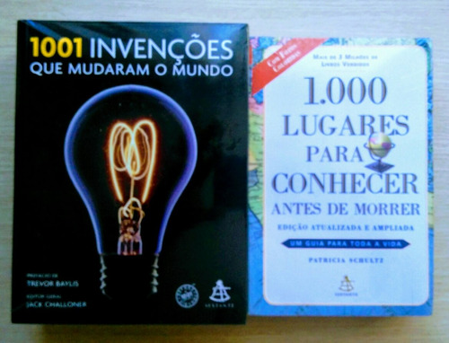1001 Invenções Que Mudaram O Mundo + 1000 Lugares Conhecer