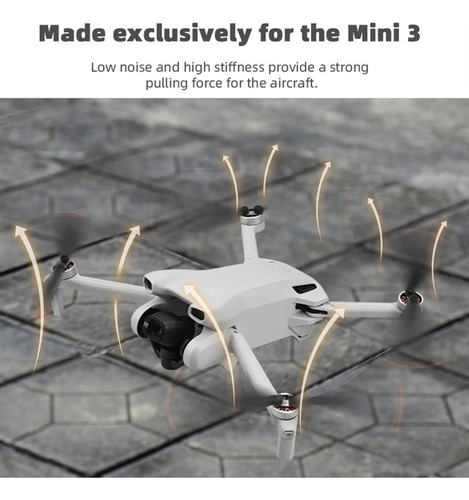8 Pcs Drones Palas De Hélices Para Dji Mini 3 Accesorios