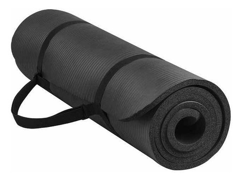 Tapete Personal Yoga Pilates Home Fitness Color Negro 10mm