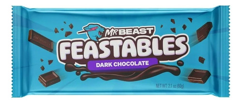 Feastables Mrbeast Chocolate Bar, 2.1 Oz (60g)