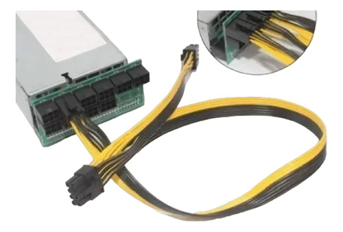 Pcie Splitte Largo 74 Cm 6 Pin Macho A 2 De 8 Macho Minería