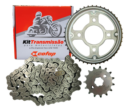 Kit Relação Honda Cg Fan 160 2018 Original Cofap