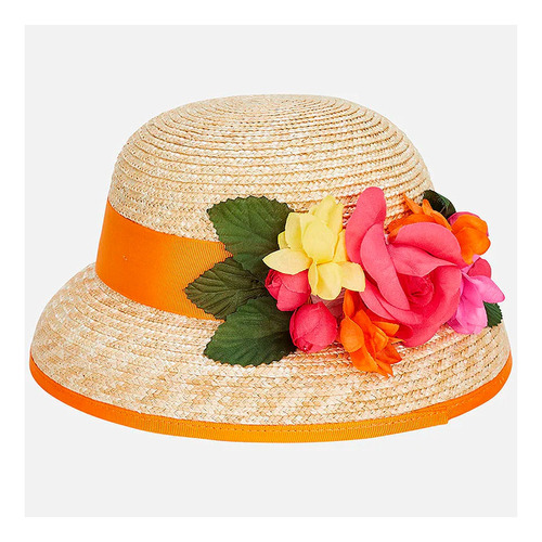 Sombrero Con Flores Para Niña Marca Mayoral® 10613
