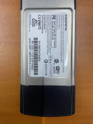 Tarjeta Wifi Para Laptop 3com Pcmcia