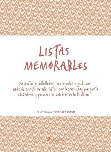 Listas Memorables  - Usher, Shaun, de Usher, Shaun. Editorial Salamandra en español