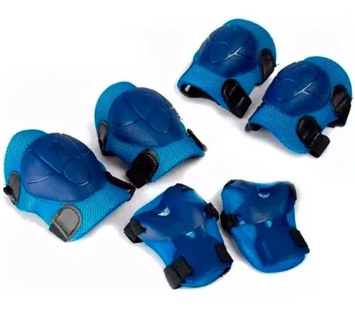 Equipo de protección para , rodilleras y coderas y muñequeras con correa  para en patineta, ciclismo - Rosa 7 piezas Sunnimix niños patinaje de  seguridad de protección