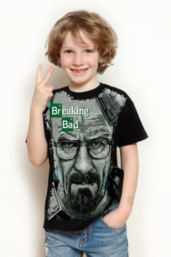 Camiseta Criança Frete Grátis Série Breaking Bad