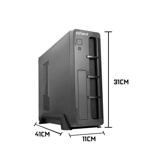 Imagem 7 de 7 de Pc Completo Slim Fácil Amd Phenom 4gb Ssd 120gb Monitor 15