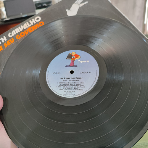 Lp - Beth Carvalho - Pandeiro E Viola/pra Seu Gov - Excel (Usado)