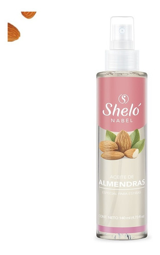 Aceite Almendras Anti Estrías Embarazo Suaviza Piel Sheló