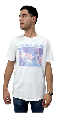 Playera Tommy Hilfiger Jeans Para Hombre Original Y Nuevo