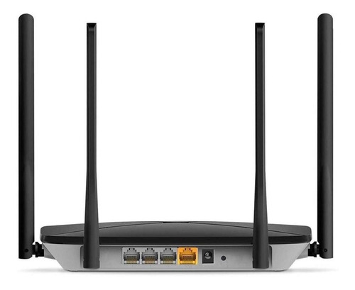 Imagen 3 de 4 de Router Gigabit Dual Band Wifi Mercusys Ac12g V1 Negro 220v