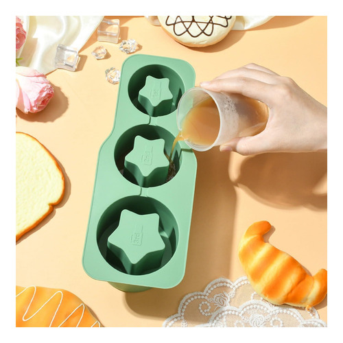 Kitbeads 1 Ppcs Silicona Vumor De Hielo Moldes De Cubo De En