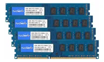 Comprar Memoria Ram 16gb Tecmiyo (4x4gb) Ddr3 1333mhz Pc3-10600 Pc3-10600u Non Ecc Unbuffered 1.5v Cl9 2rx8 Dual Rank 240 Pi