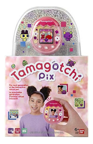 Tamagotchi Pix Bandai C/ Cámara Colores Inmediat Color Rosa