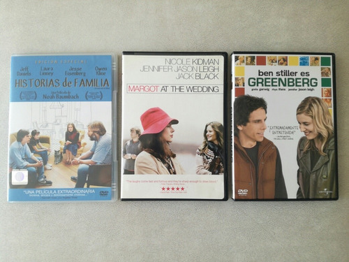 Pack Noah Baumbach - 3 Grandes Películas Originales En Dvd