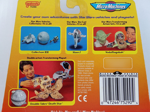 Darth Vaders Tie Fighter - Star Wars Micro Machines (Usado)