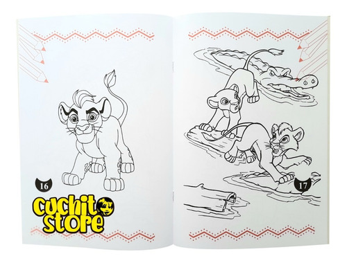 Libros Infantiles Para Colorear Pintar El Rey Leon