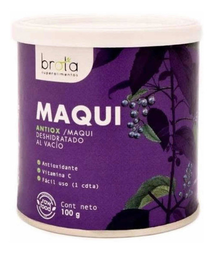 Maqui Orgánico En Polvo Antiox -  100 Grs. 