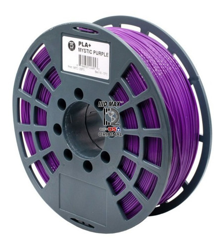 Filamento Pla+ Purpura Para Impresoras 3d 1.75mm 1kg