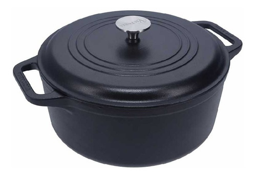 Olla Hierro Fundido Victoria 26 Cm Tapa Hierro 5.7 Litros