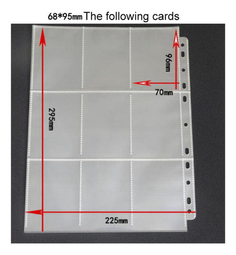 Álbum De 10 Hojas Para Tarjetas Deportivas, Tarjetas De