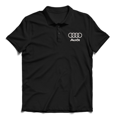 Remera Polo Chomba Hombre Caballero Bordada Logo Audi