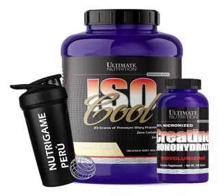 Pack Iso Cool 5lb + Creatina Ultimate Nutrition 300gr