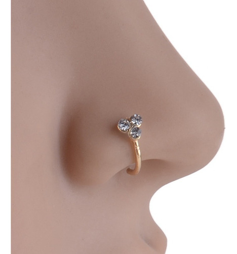 Piercing Nariz De Arete Septum Envio Negro Perforacion