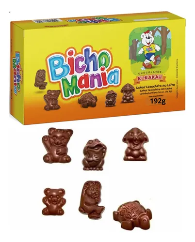comprar Chocolate Bicho Mania Chocolate Ao Leite - 192gramas