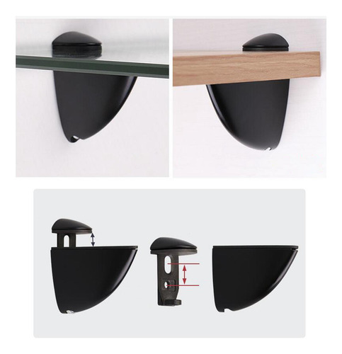 Soporte De Estante De Vidrio De Madera, Soporte De Estante M