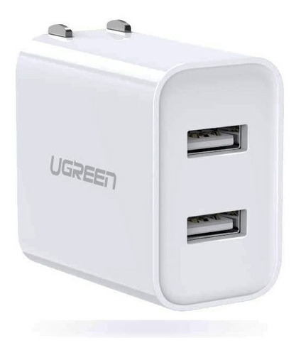 Cargador Rapido Pared Doble Usb 3.1 iPhone XR Xs Max Ugreen 