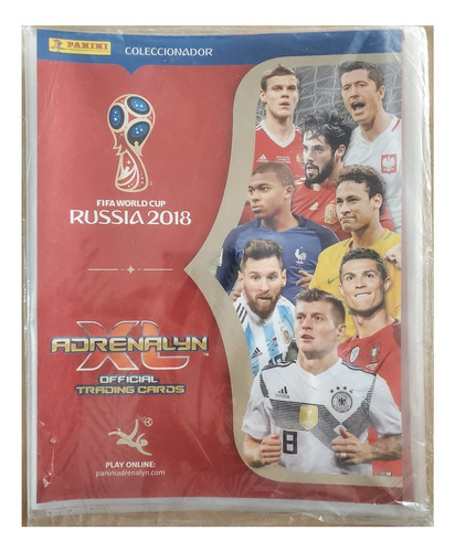 Paquetón Y Binder Coleccionador Adrenalyn Xl Rusia 18 Panini