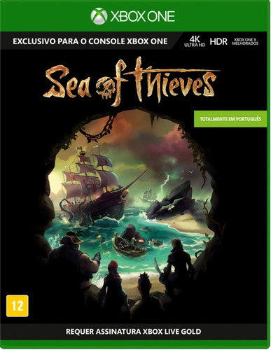 Sea Of Thieves Jogo Xbox One Mídia Física Lacrado Português