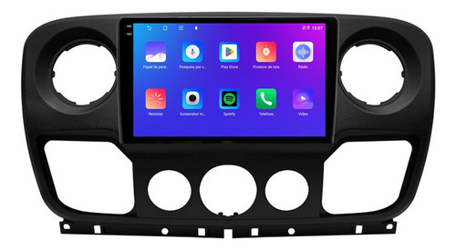 Multimidia Renault Master 9p Android Carplay 4/64gb + Ré