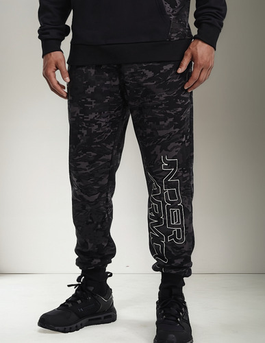 Pantalon Jogger Under Armour Fleece Rival Camo Script
