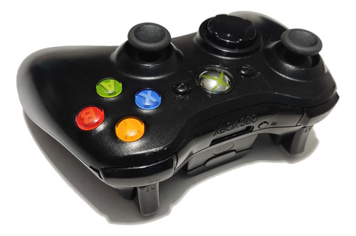 Control Mando Joystick Inalámbrico Xbox 360 Original Negro (Reacondicionado)