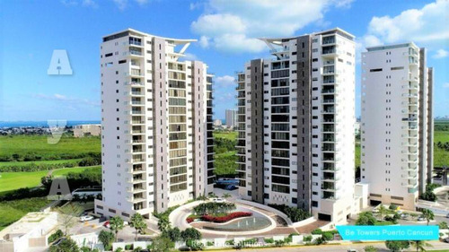 Departamento En Venta, 4 Recámaras, Nivel 17, Be Towers, Av. Bonampak, Puerto Cancún