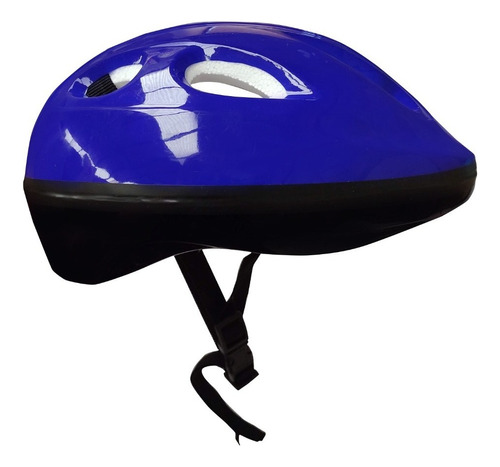Casco Protector Para Bici, Rollers, Skate Etc - 10413 Color Azul Talle M