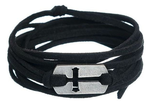 Pulseira Cruz Jovem Cristão Comprimento 75 Cm Diâmetro 10 Cm