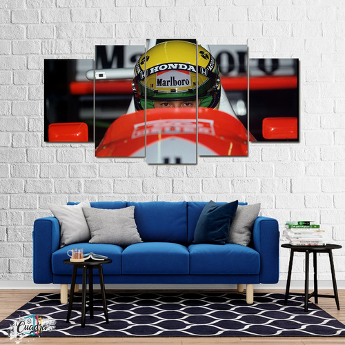 Cuadro Ayrton Senna Decorativo Personalizado Modelo 002