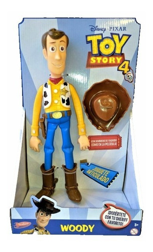Toy Story Figura Articulada 28 Cm Woody Con Sombrero 