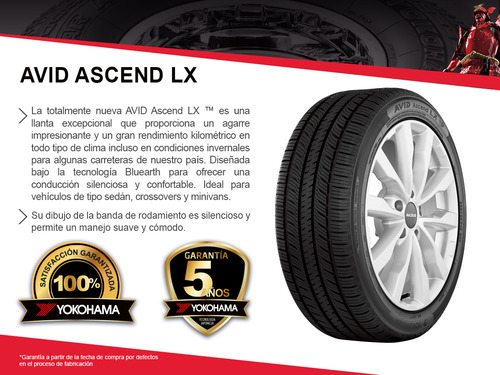 Llanta 215/70r15 98t Yokohama Ascend Lx