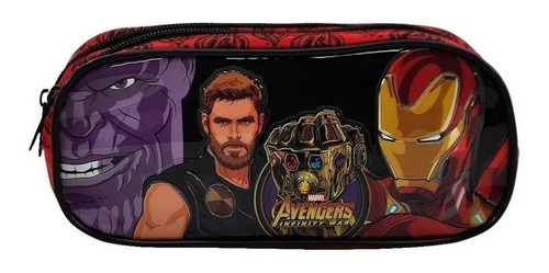 Estojo Vingadores Avengers Marvel Escolar Geek