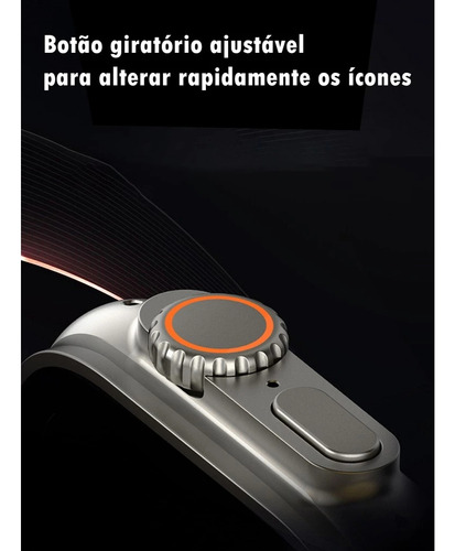 Smartwatch K9 Ultra Pro Max 49mm + 7 Pulseiras