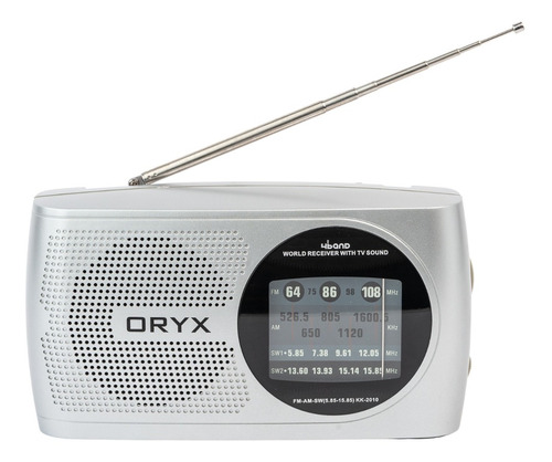 Radio Portatil Analoga Oryx Am Fm Dual 220v O A Pilas Full