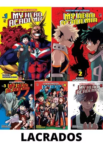 Kit Mangá My Hero Academia (boku No Hero!!) Volumes 1 Ao 5