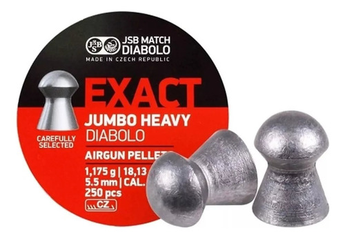 Balines Jsb Jumbo Heavy Diabolo 5,5 Mm 18,13 Grs